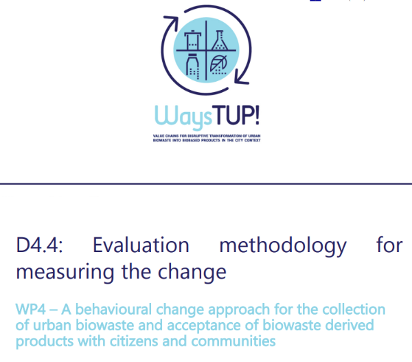 WaysTUP Evaluation methodology for measuring change in the collection of urban biowaste