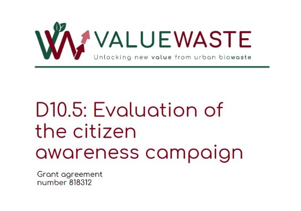 VALUEWASTE project_Evaluation of  the citizen  awareness campaign